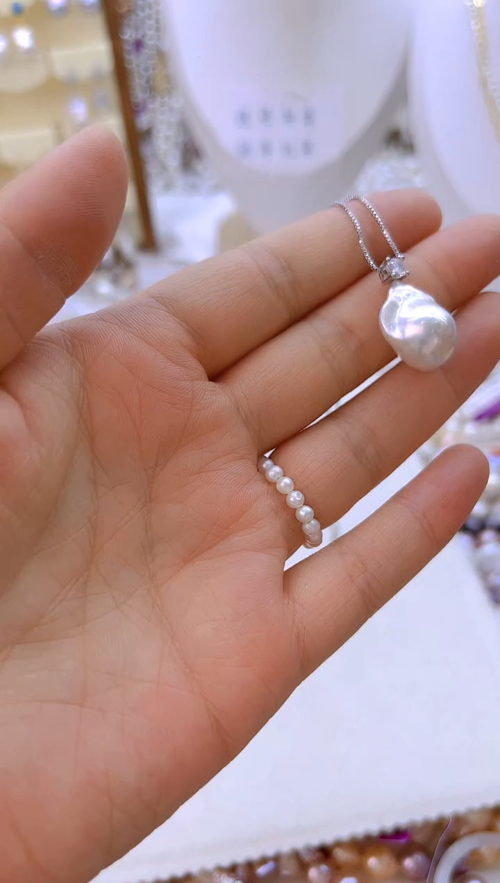 未镶嵌淡水珍珠项链730