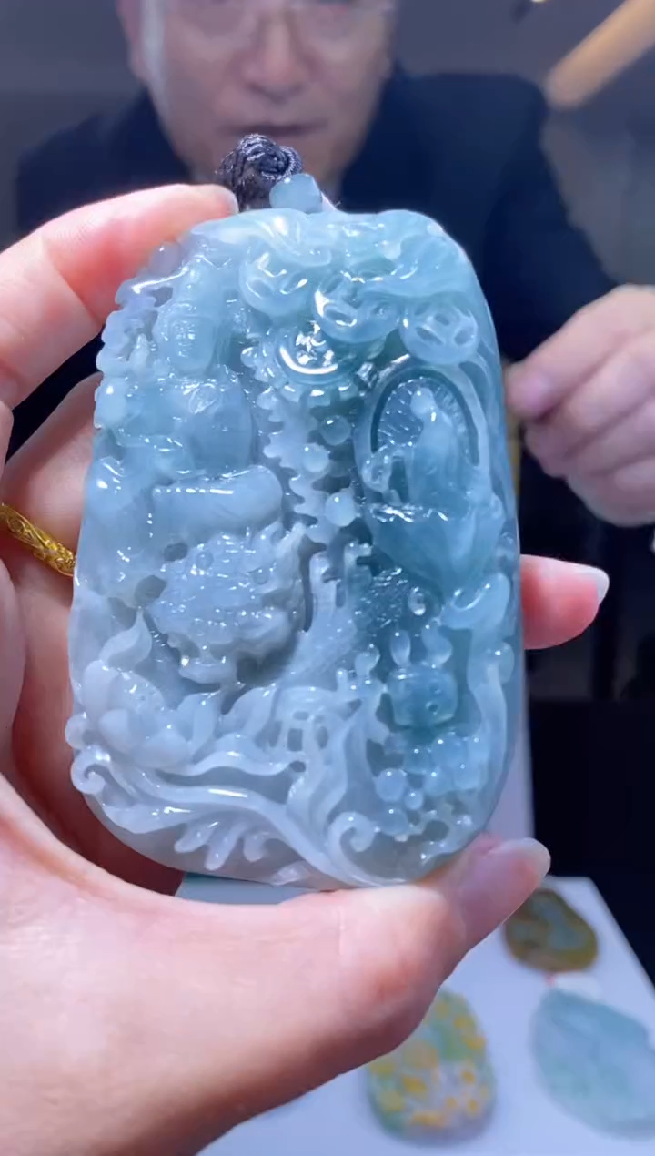 【闪购商品】翡翠颈饰未镶嵌B-@@PDZC022179