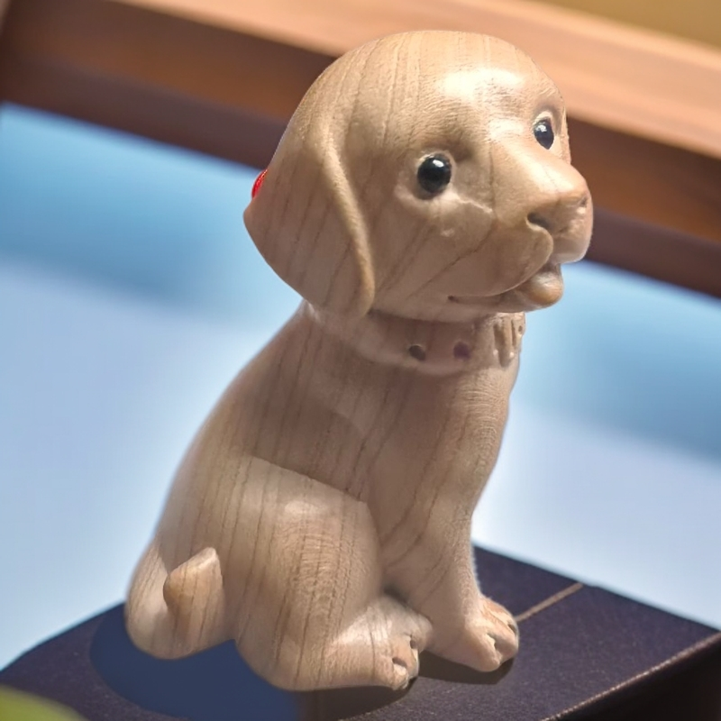 多款纯桃木摆件手工创意可爱十二生肖实木雕刻手把件随身把玩