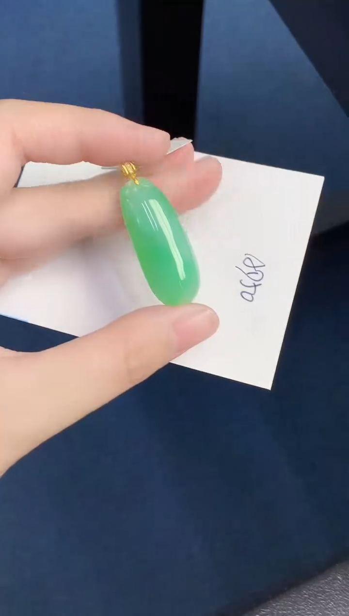 【闪购商品】翡翠颈饰18K金镶嵌000000000