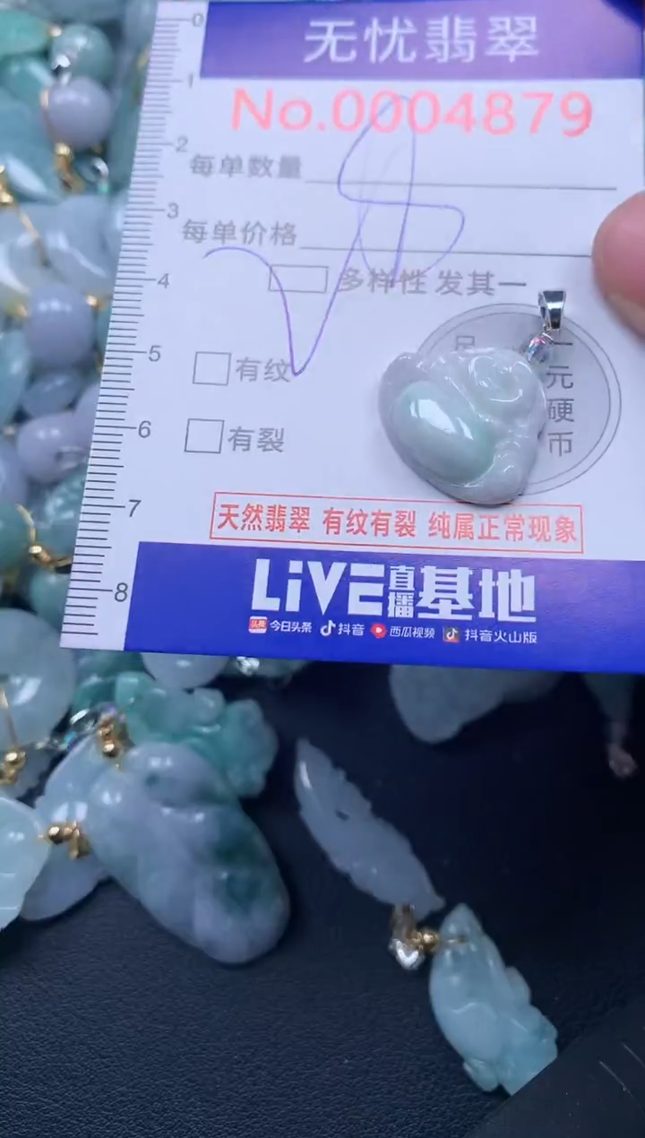 颈饰未镶嵌翡翠4879