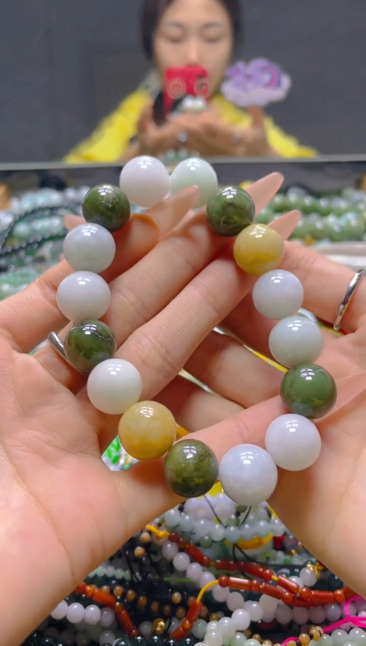 颈饰未镶嵌翡翠13MM