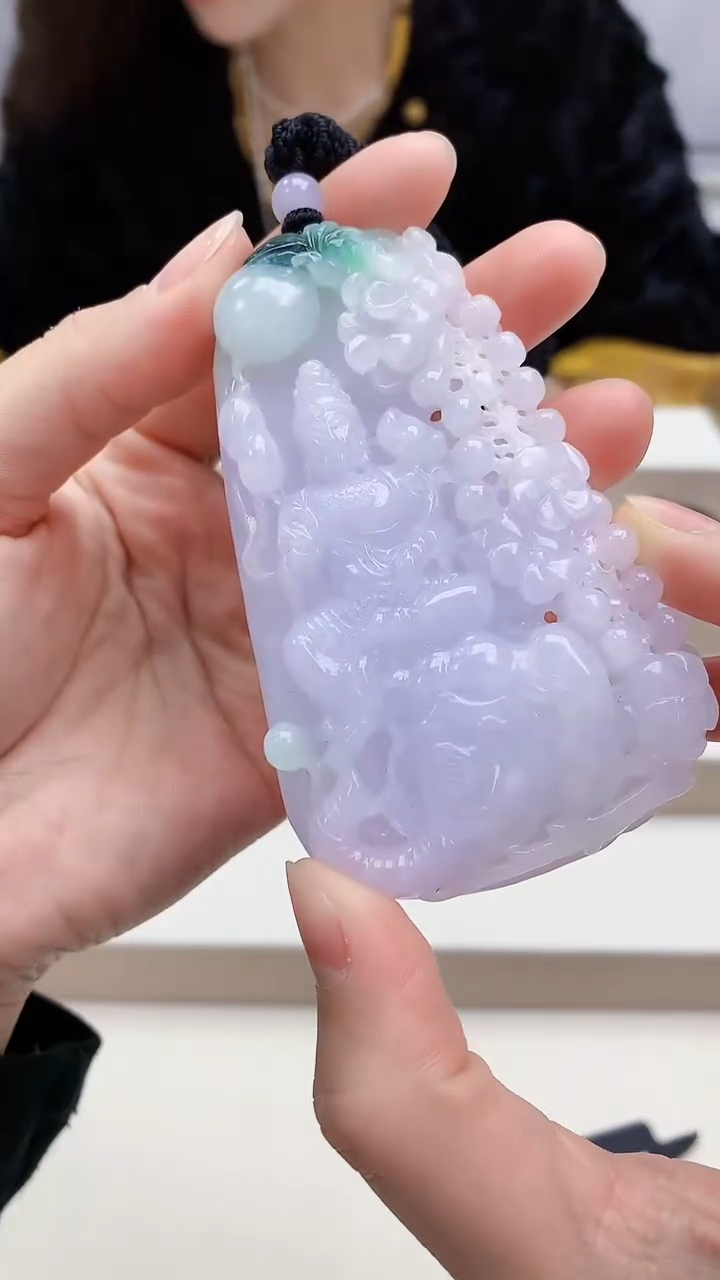 未镶嵌定制翡翠4829lr-毛货挂件41