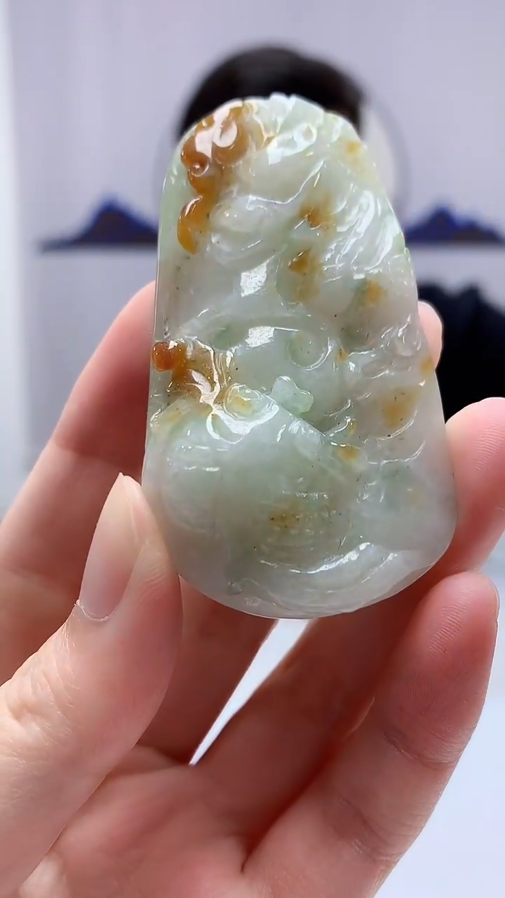 【闪购商品】翡翠颈饰未镶嵌4917zm-JJ挂件4