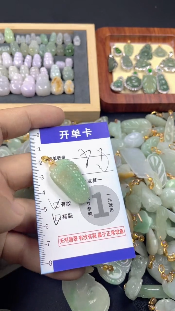 颈饰未镶嵌翡翠天然A货翡翠