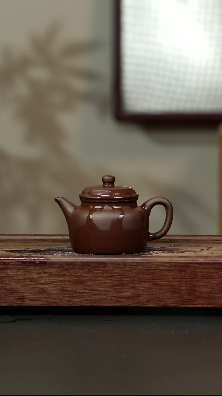 茶壶紫砂老紫泥 剑流德钟
