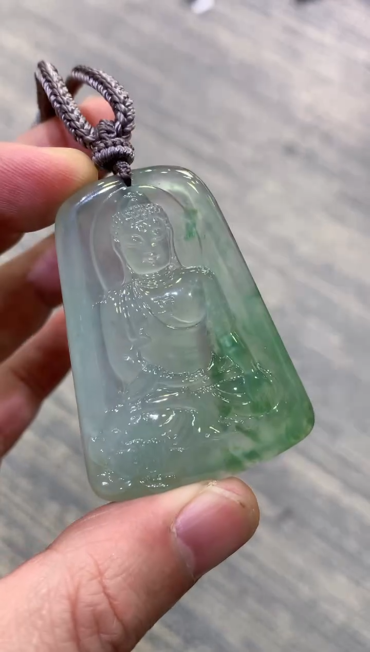 颈饰未镶嵌翡翠天然A货翡翠