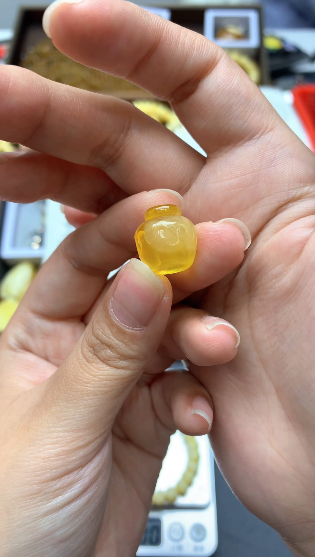 【闪购商品】琥珀珠宝奇石未镶嵌024琥珀蜜蜡 花粉