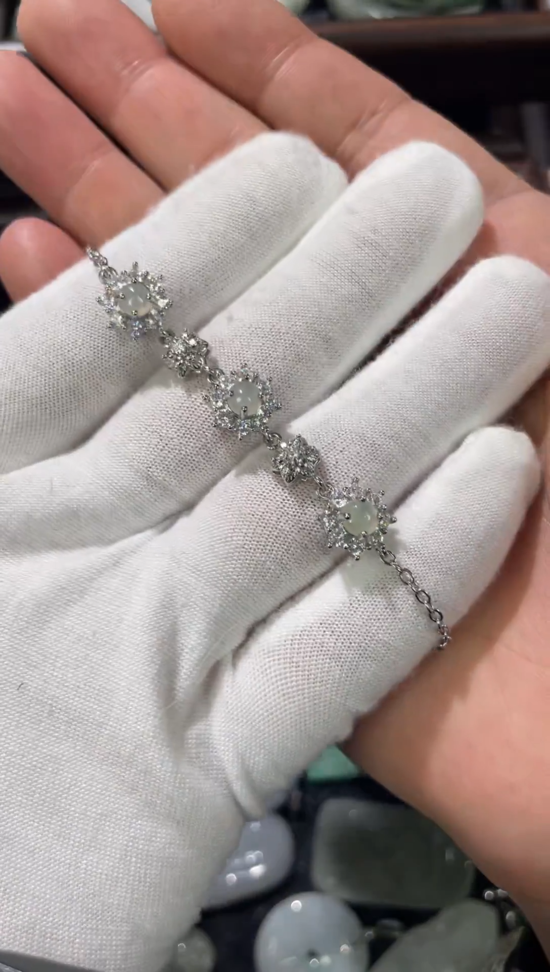 未镶嵌手链翡翠天然A货缅料翡翠手串