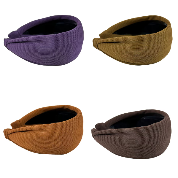 2025新款日韩针织宽边洗脸发箍韩版简约百搭高卢顶显脸小头箍发卡