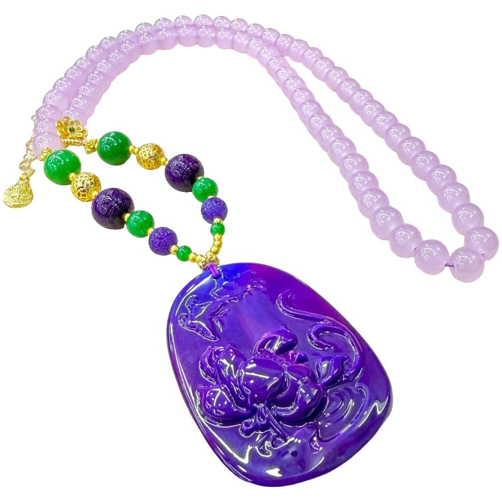 【小天总专属】K028 精美紫 罗 兰吊坠 多样性发其一