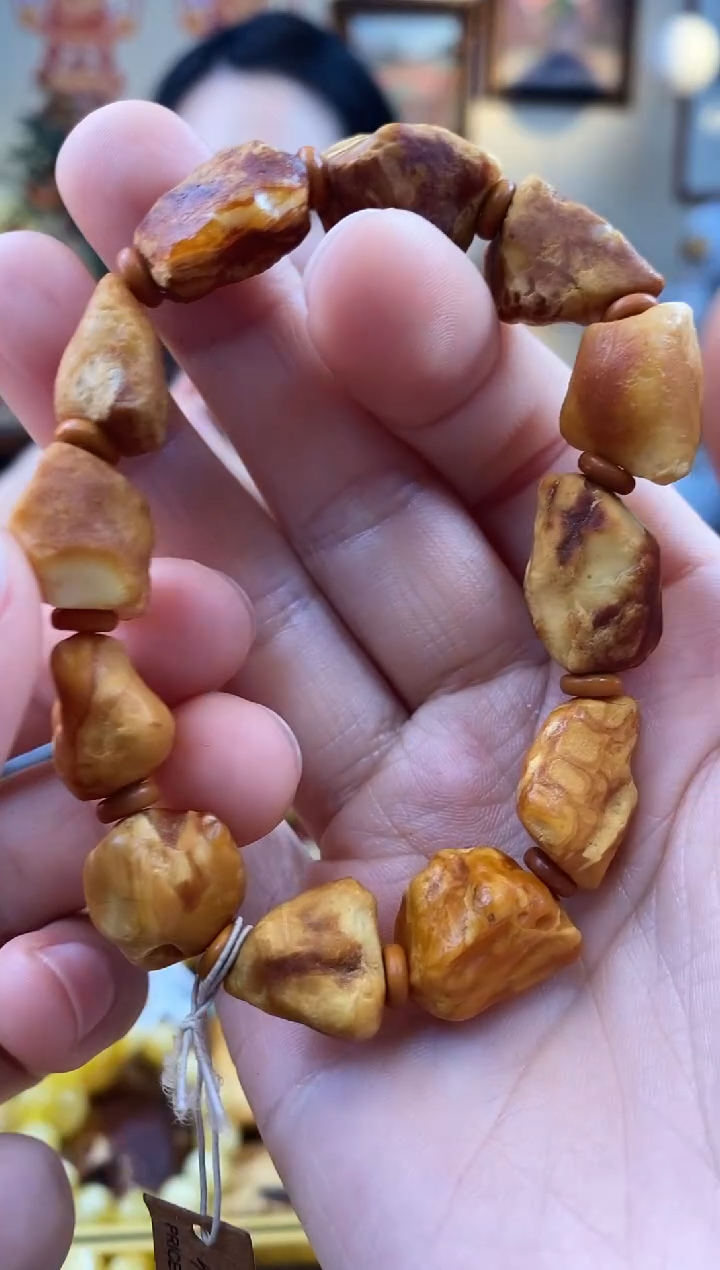 未镶嵌琥珀手串手串