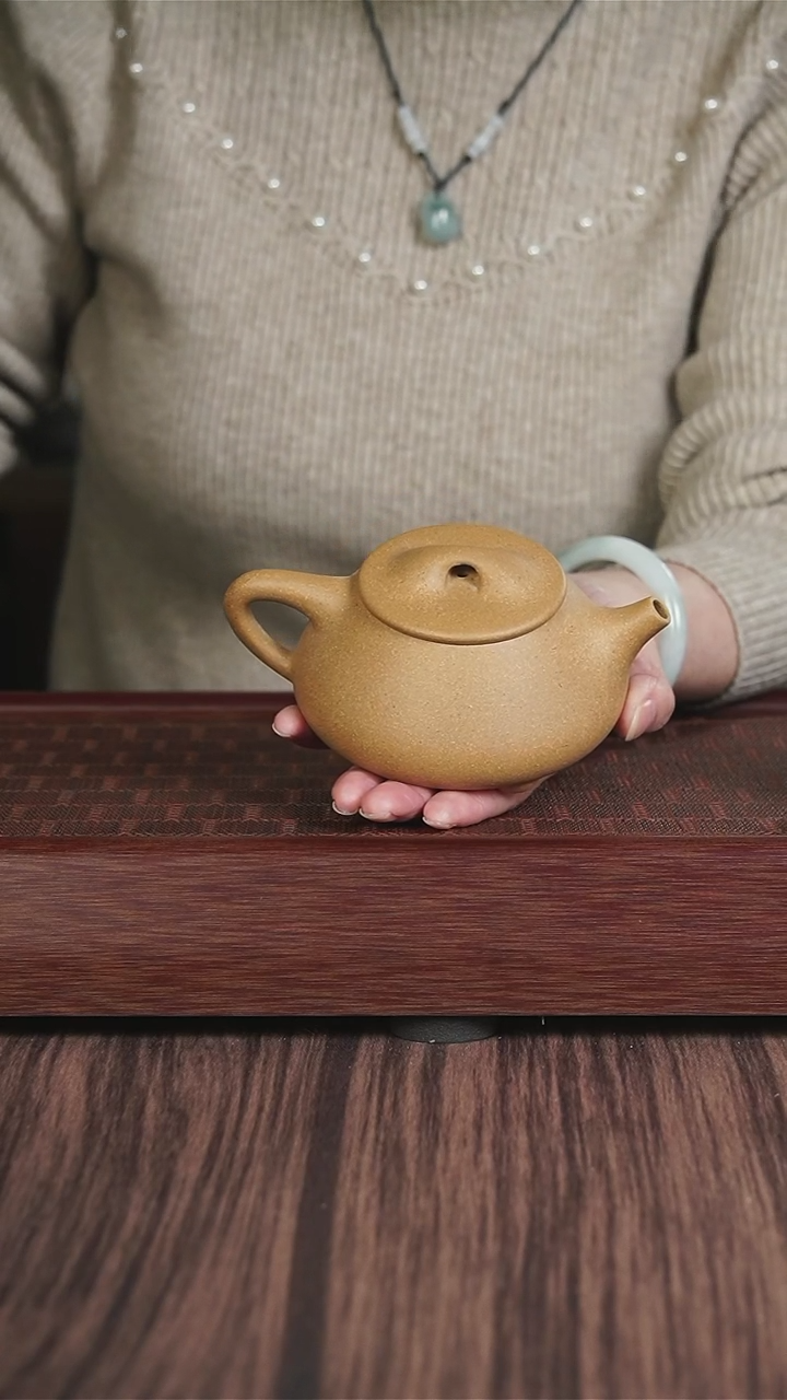 【闪购商品】紫砂茶壶粗砂 黄金段 景舟石瓢