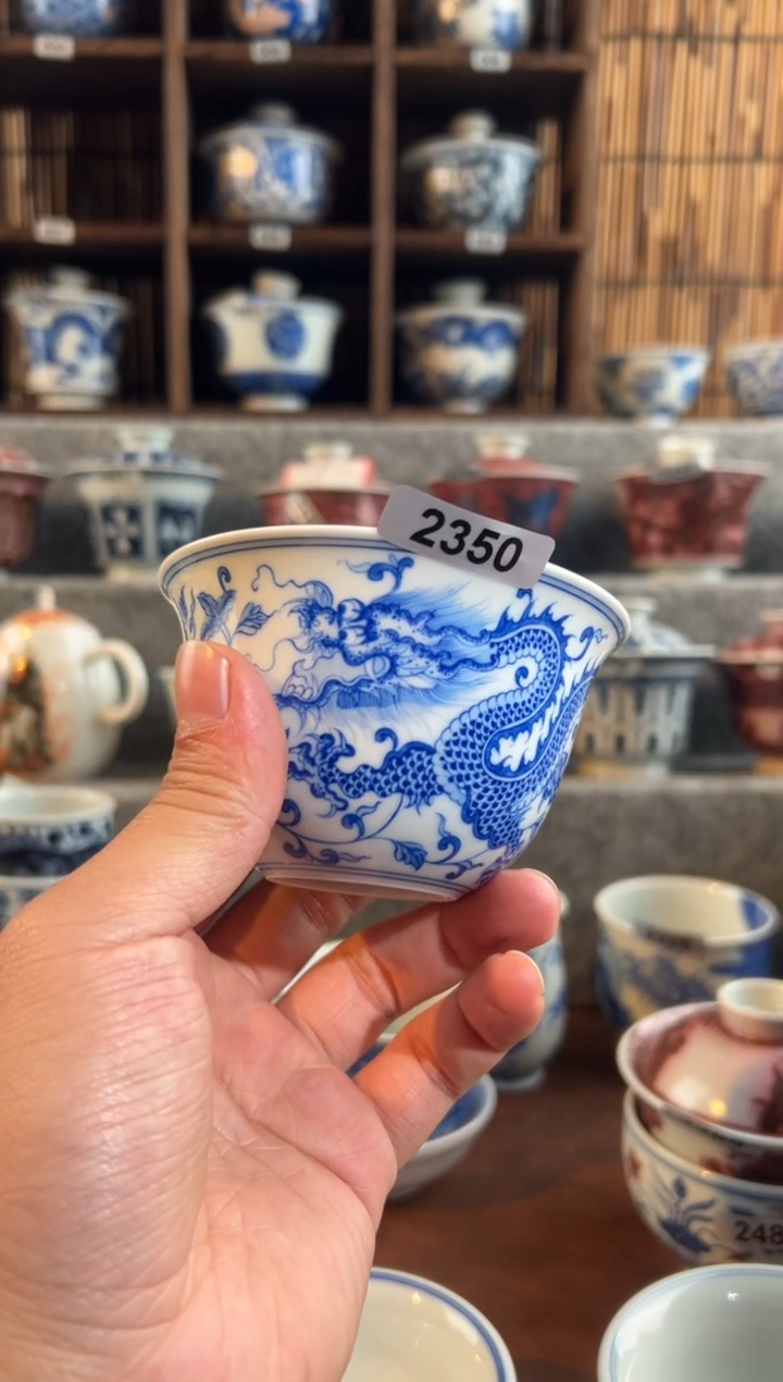 2350天禄言瓷全手绘茶器