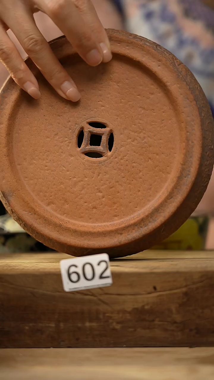 【闪购商品】瓷片老岩泥粗陶蓄水壶承