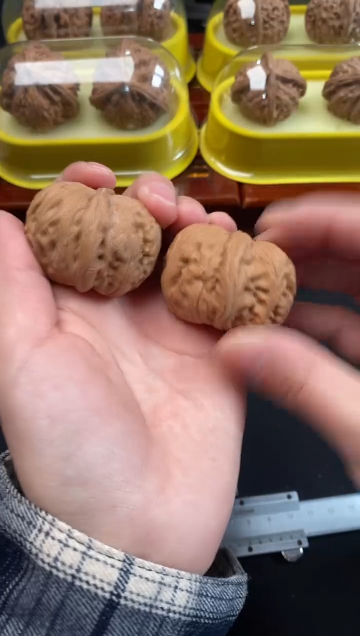 把件文玩核桃元宝42尺c844