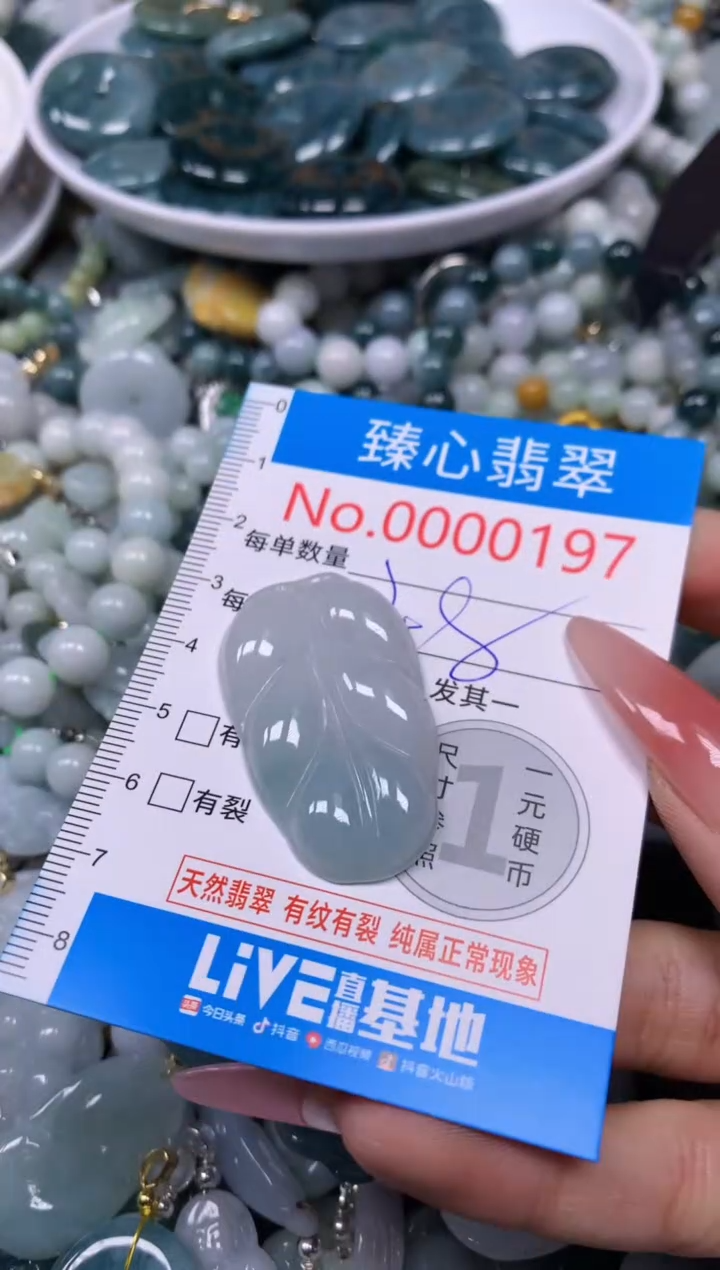 【闪购商品】翡翠颈饰未镶嵌含绳000197