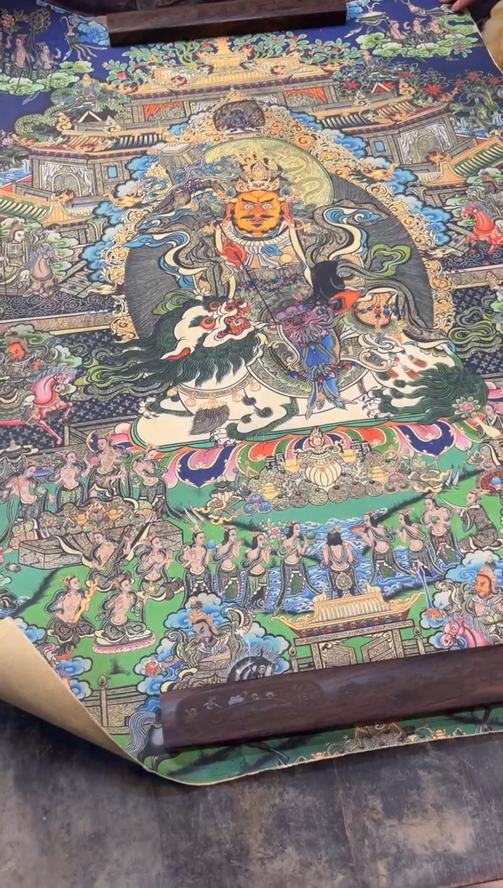 卷轴画大朱画院老六专属w90