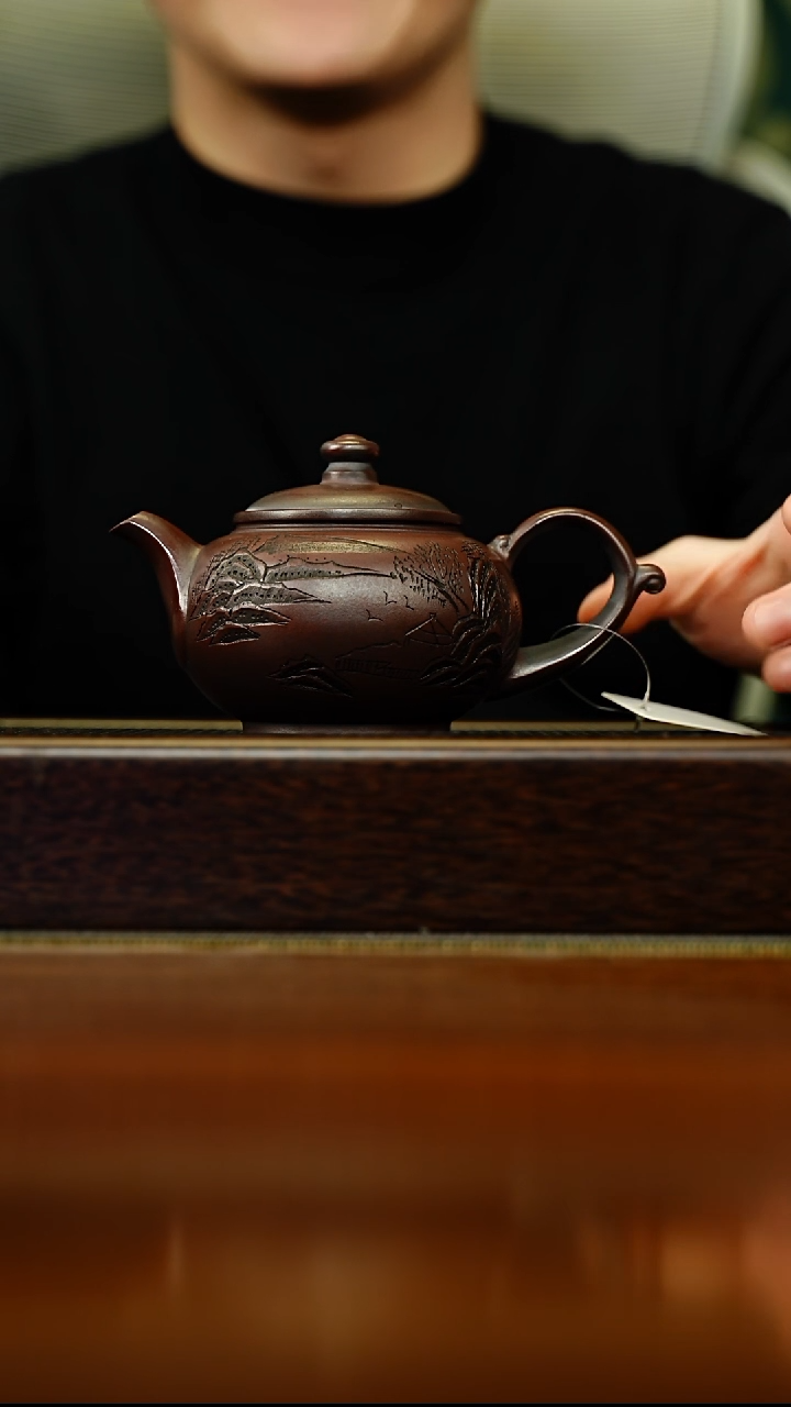 茶壶紫砂宜兴原矿 手工 紫砂壶容量260CC