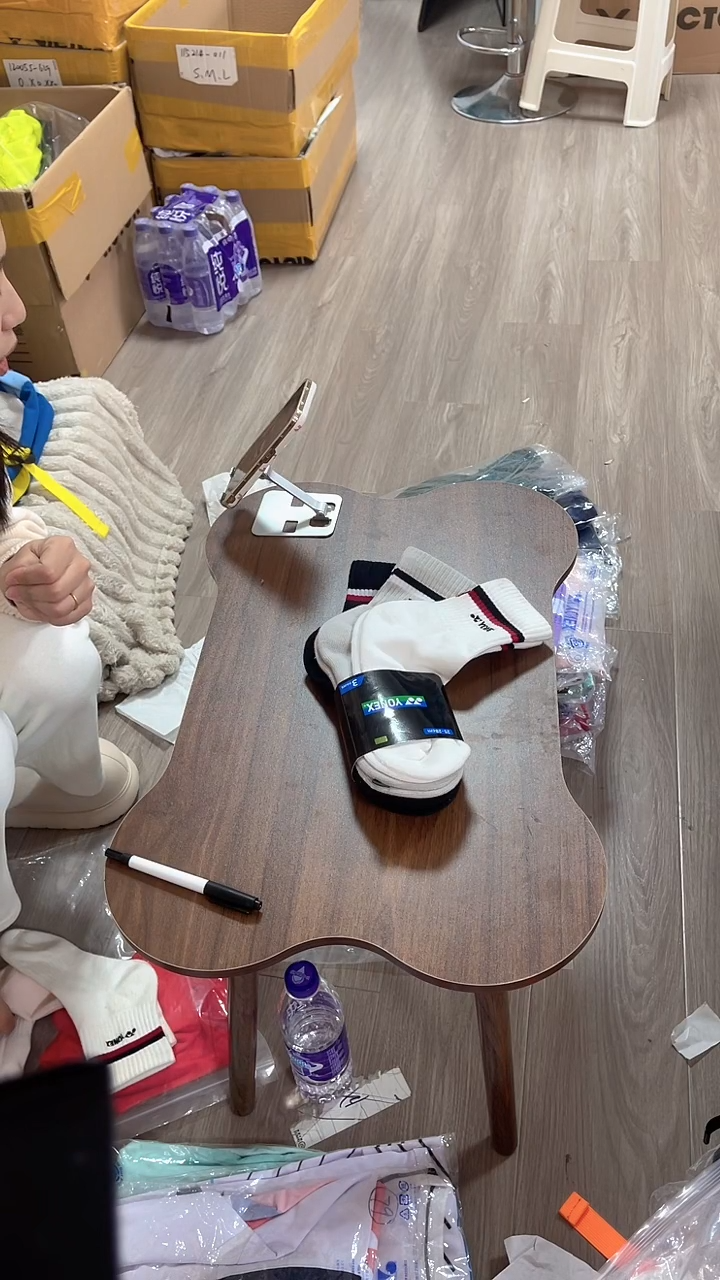 正品微瑕 三双装黑白灰男款球袜