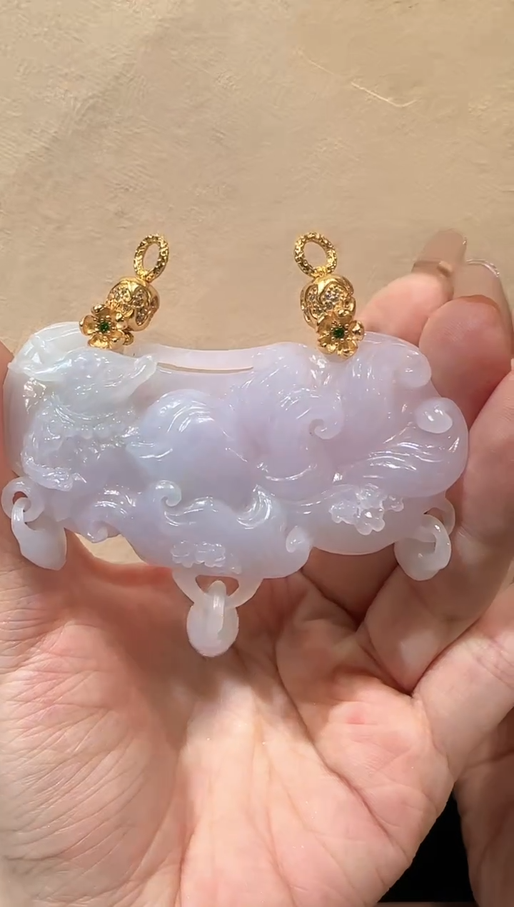 【闪购商品】翡翠颈饰未镶嵌国风