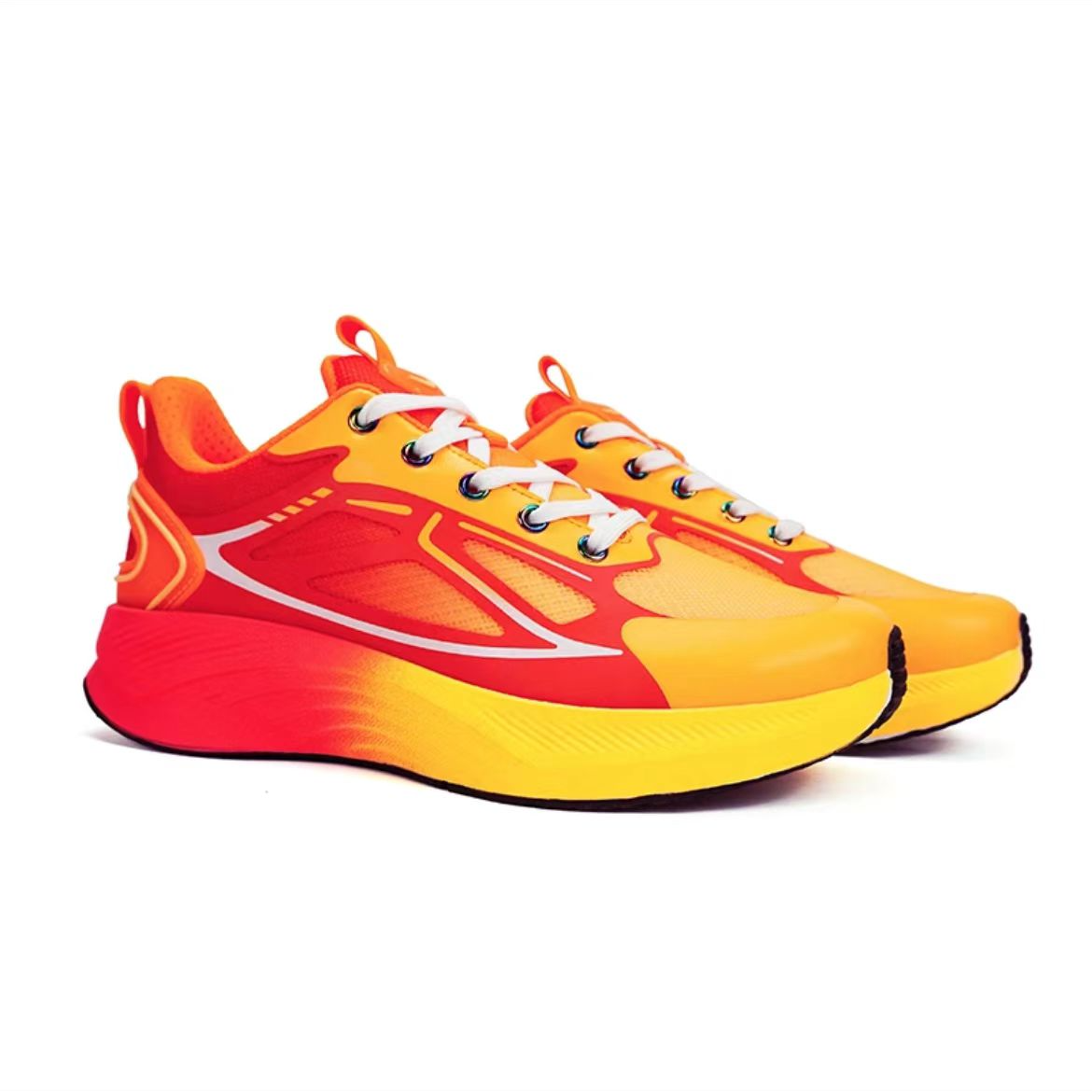 情侣秋季舒适时尚休闲轻跑运动鞋潮鞋7878