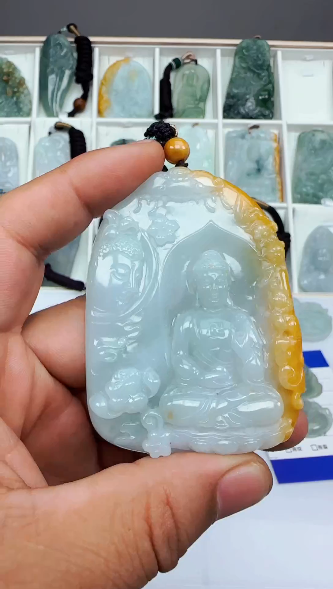 【闪购商品】翡翠颈饰未镶嵌缅甸天然A货翡翠