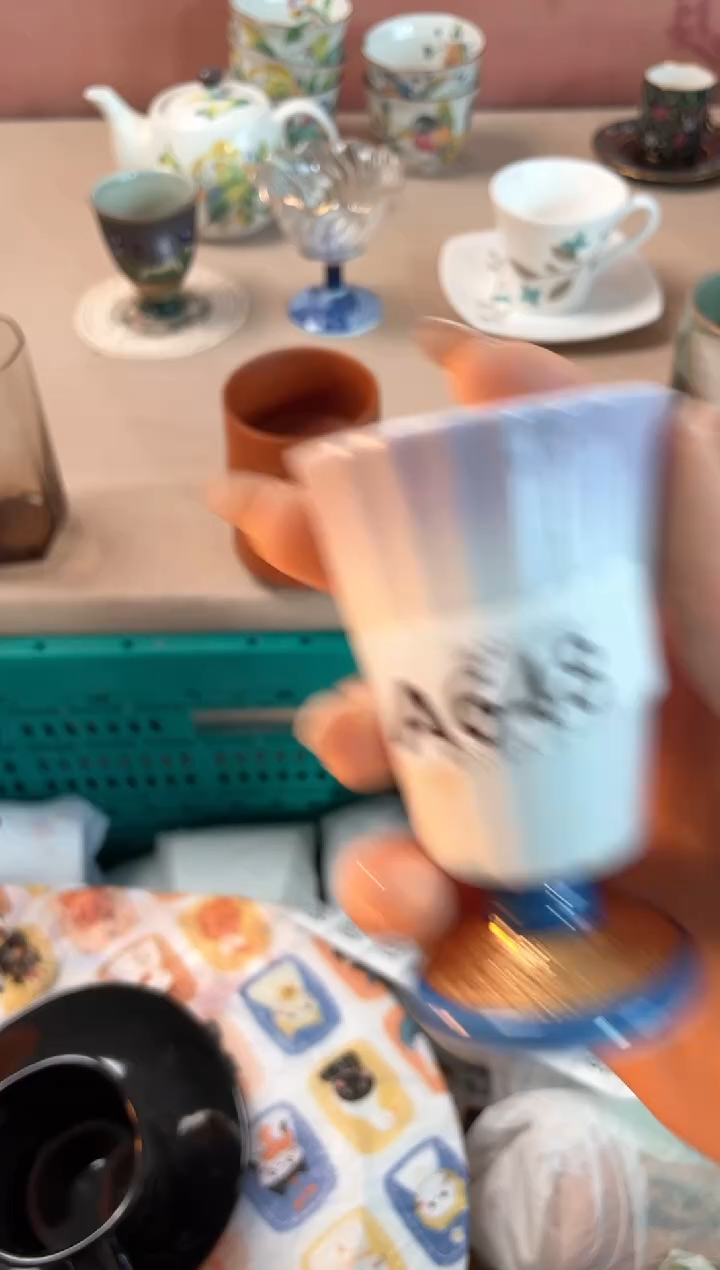 瓷片心*瓷器瓷器A648