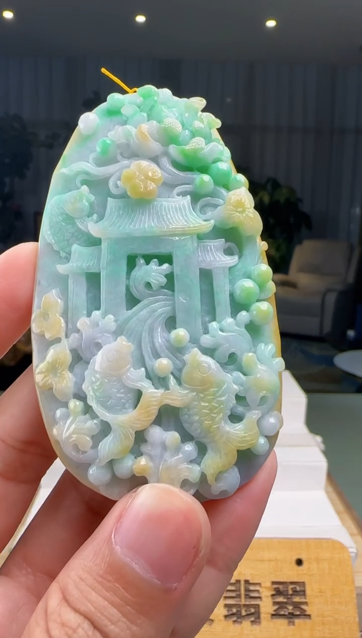 【闪购商品】翡翠颈饰未镶嵌XM@@960Q3J15678