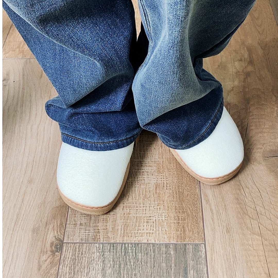 家居棉拖鞋--白色
