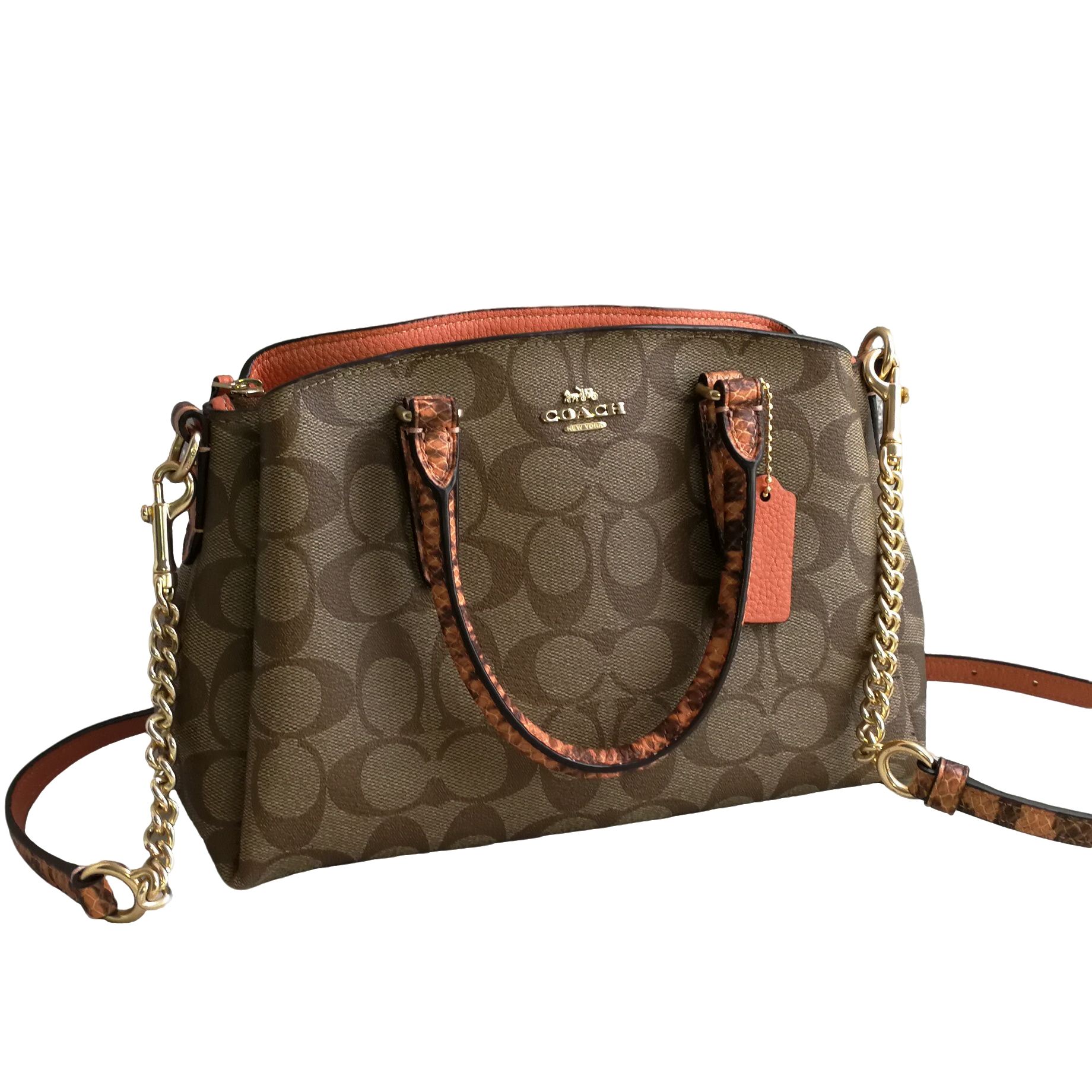 95新  coach 老花戴妃包 052617