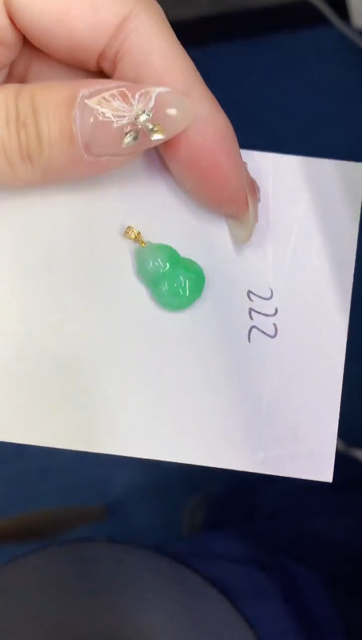 【闪购商品】翡翠颈饰18K金镶嵌00000000000