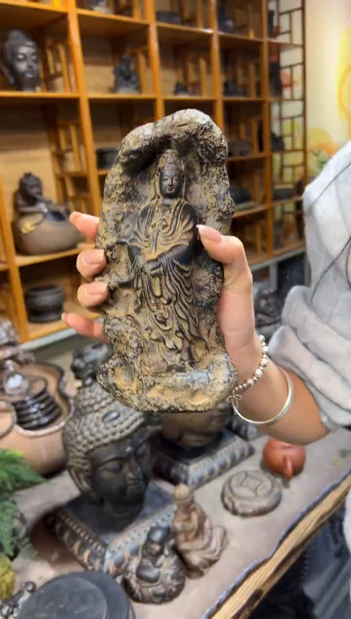 陶土【火山泥】普慈观音