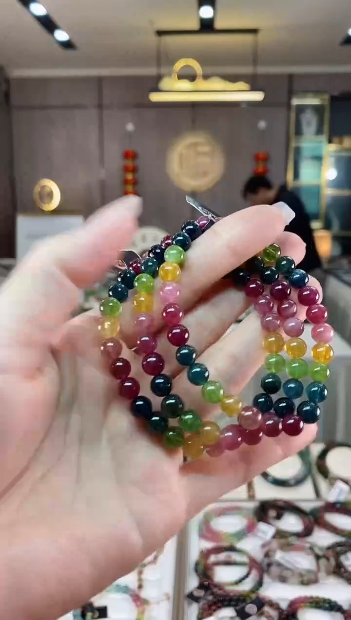 【闪购商品】碧玺单圈手串6mm+未镶嵌（多样性发一条）hon