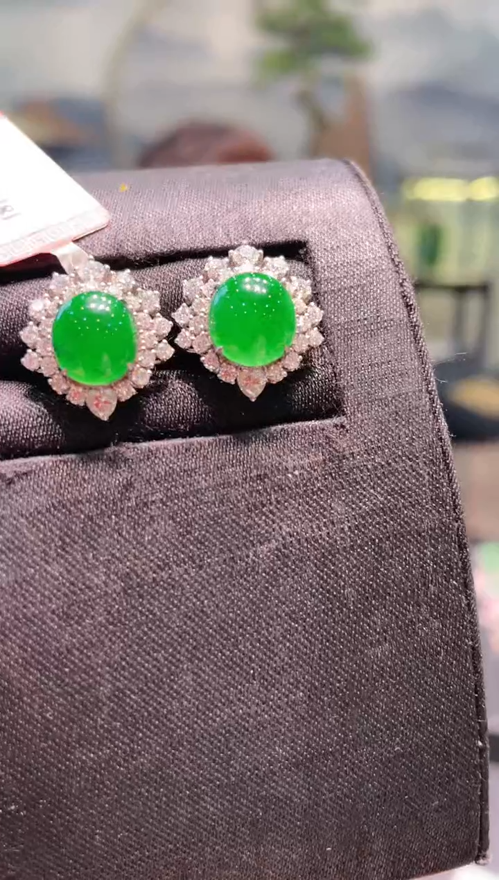 【闪购商品】翡翠颈饰18K金镶嵌A77天然A货翡翠