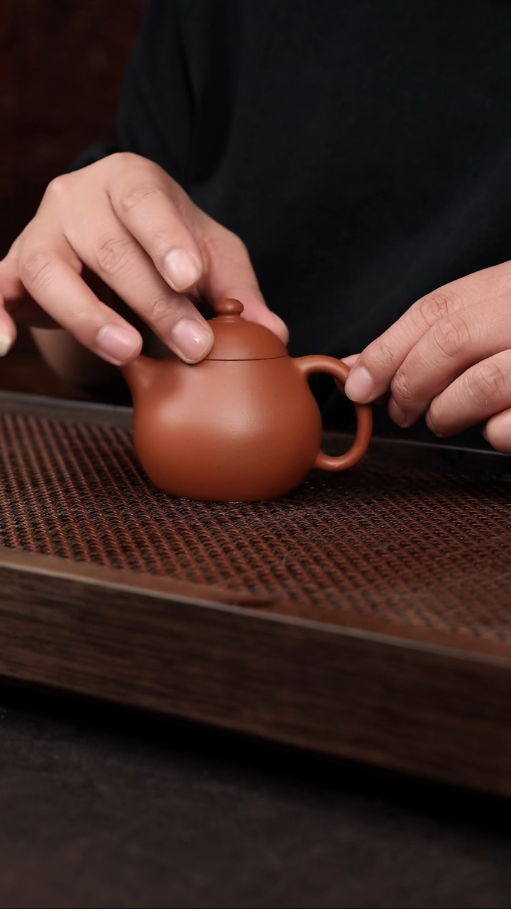 【闪购商品】紫砂茶壶大红泥龙旦
