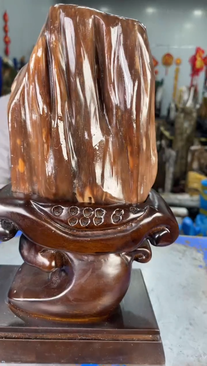 【闪购商品】硅化玉摆件未镶嵌37