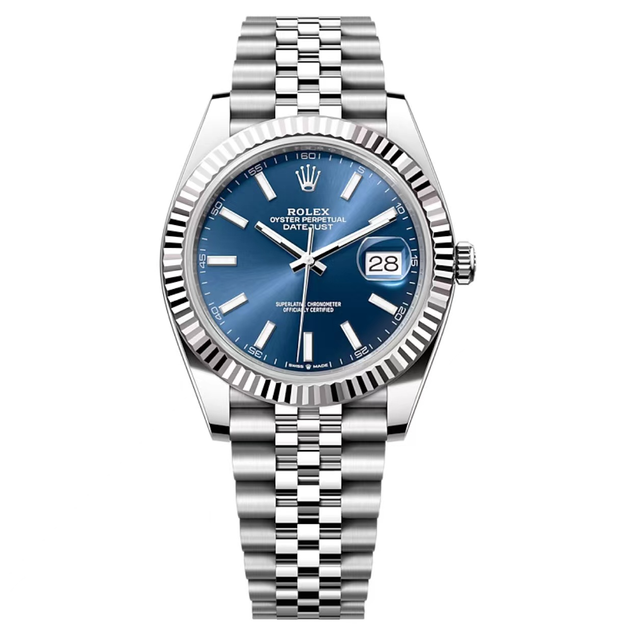 99新 Rolex/劳力士 曹爽/日志126334蓝条/41mm/24年全套