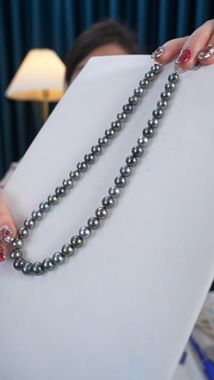 【闪购商品】海水珍珠颈饰未镶嵌8.2-9.8mm大溪地项链