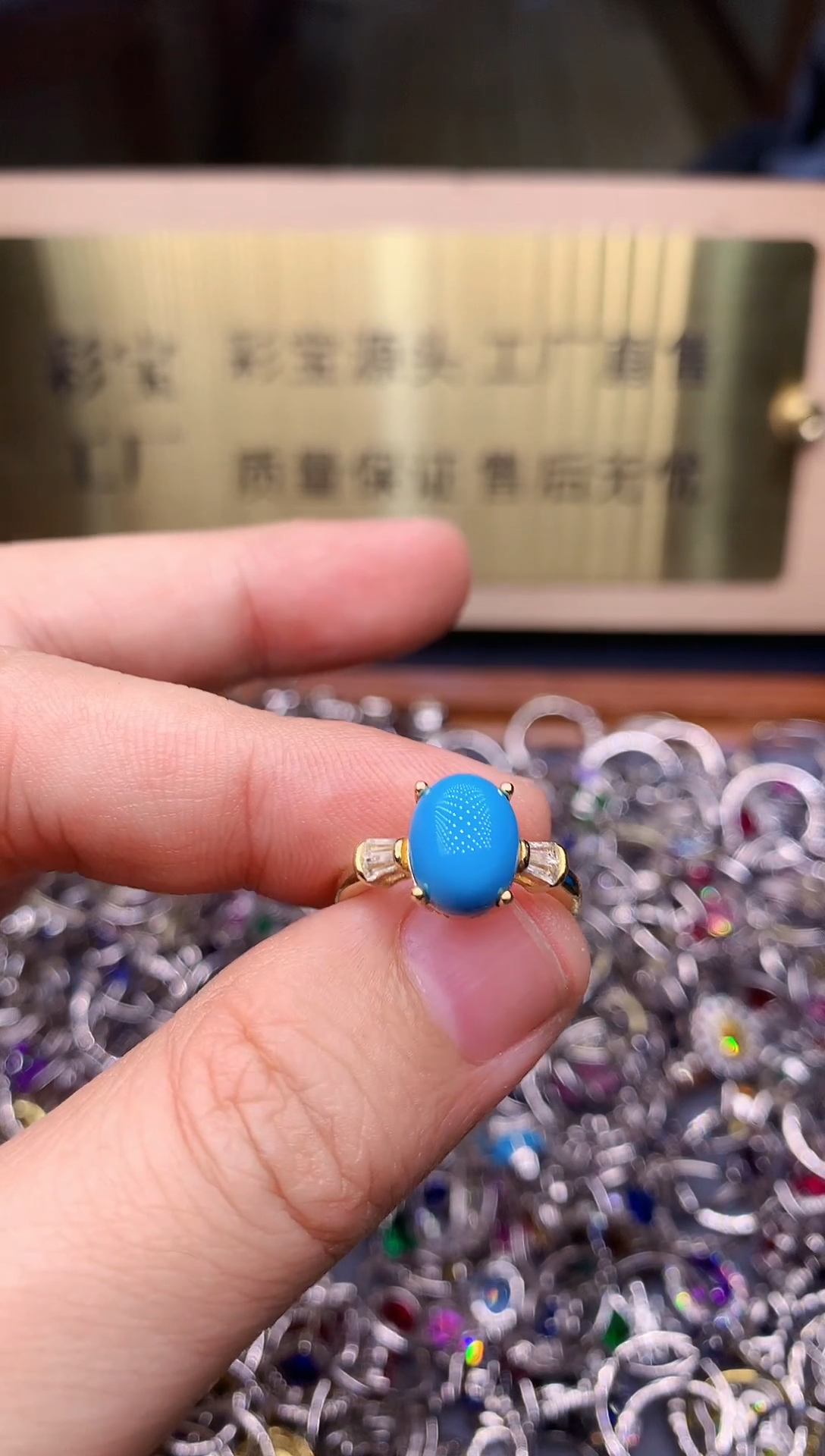 【闪购商品】蓝宝石戒指银S925镶嵌........