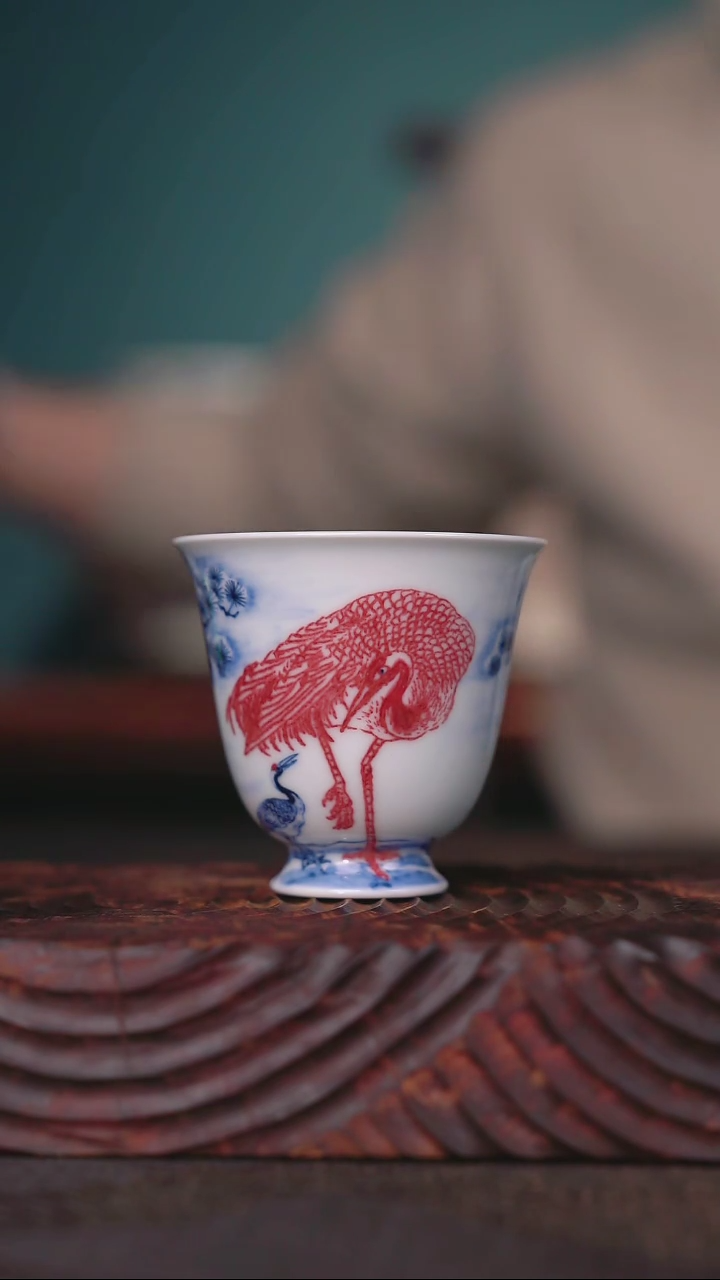 【闪购商品】阳春白雪釉里红就是好