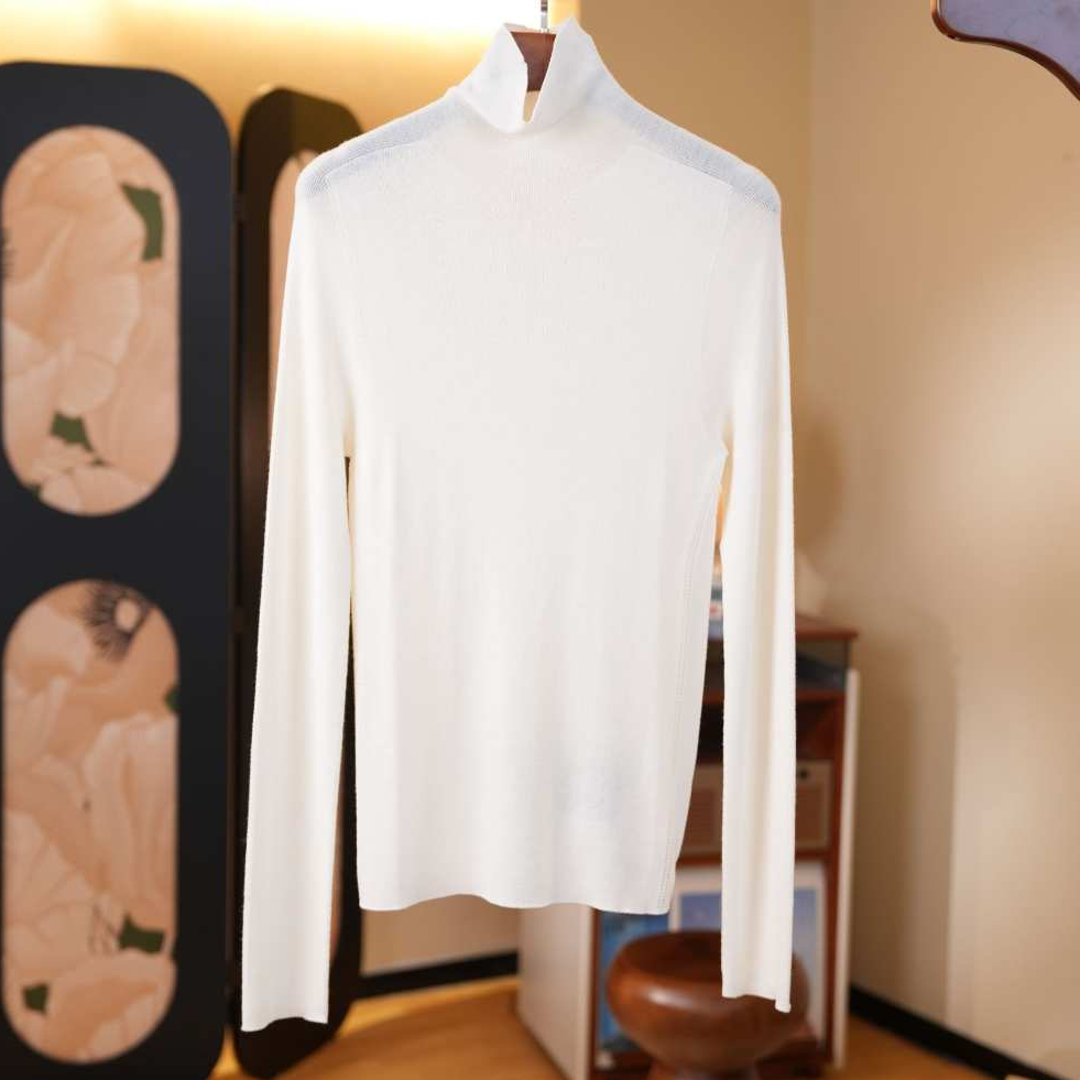 羊脂纱精纺羊毛衫  超细羊毛（预售链接）
