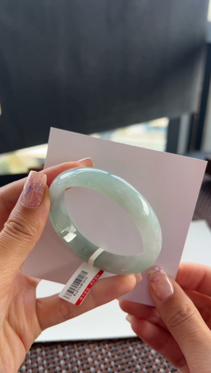 【闪购商品】翡翠手镯未镶嵌07买断52.9*12*7.8