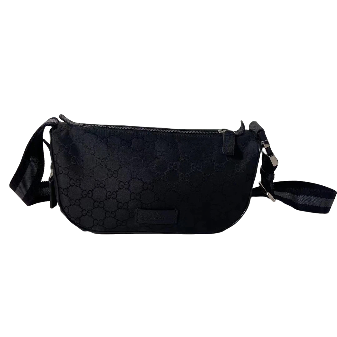 99新 GUCCI/古驰 帆布斜挎包/2221
