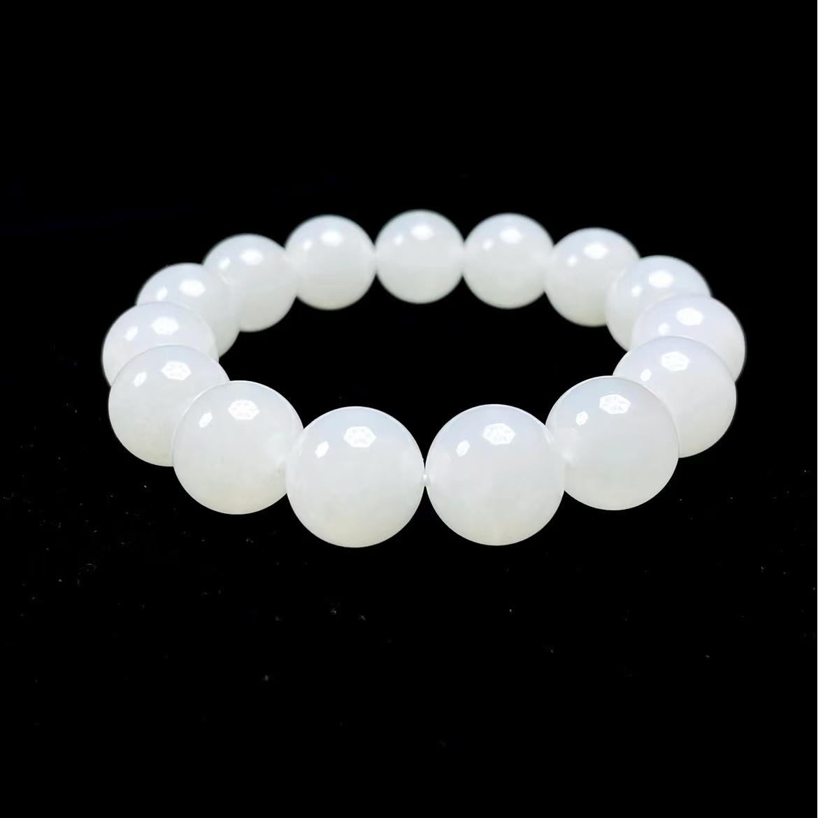 5A级特细天然金丝玉圆珠（赠送配珠，针，线，精美礼盒）