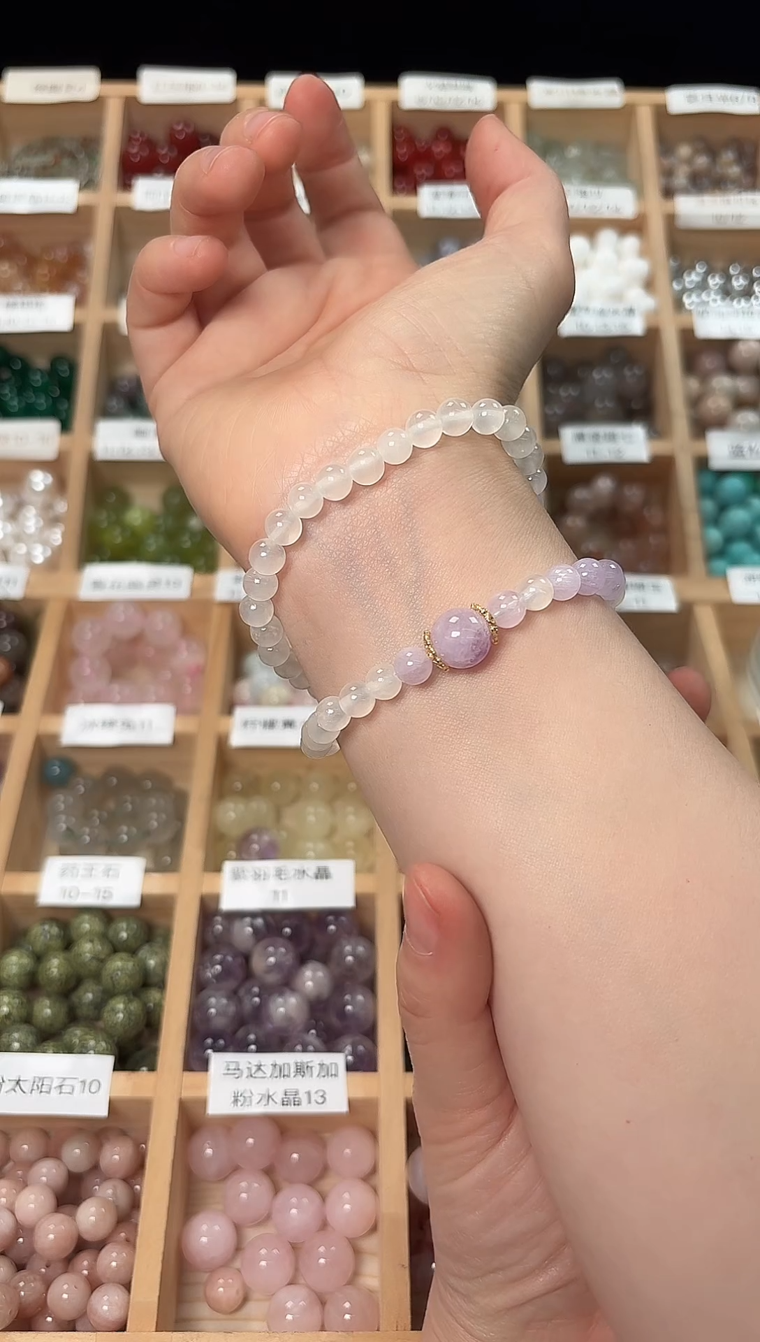 未镶嵌珠宝半成品水晶紫玉晶