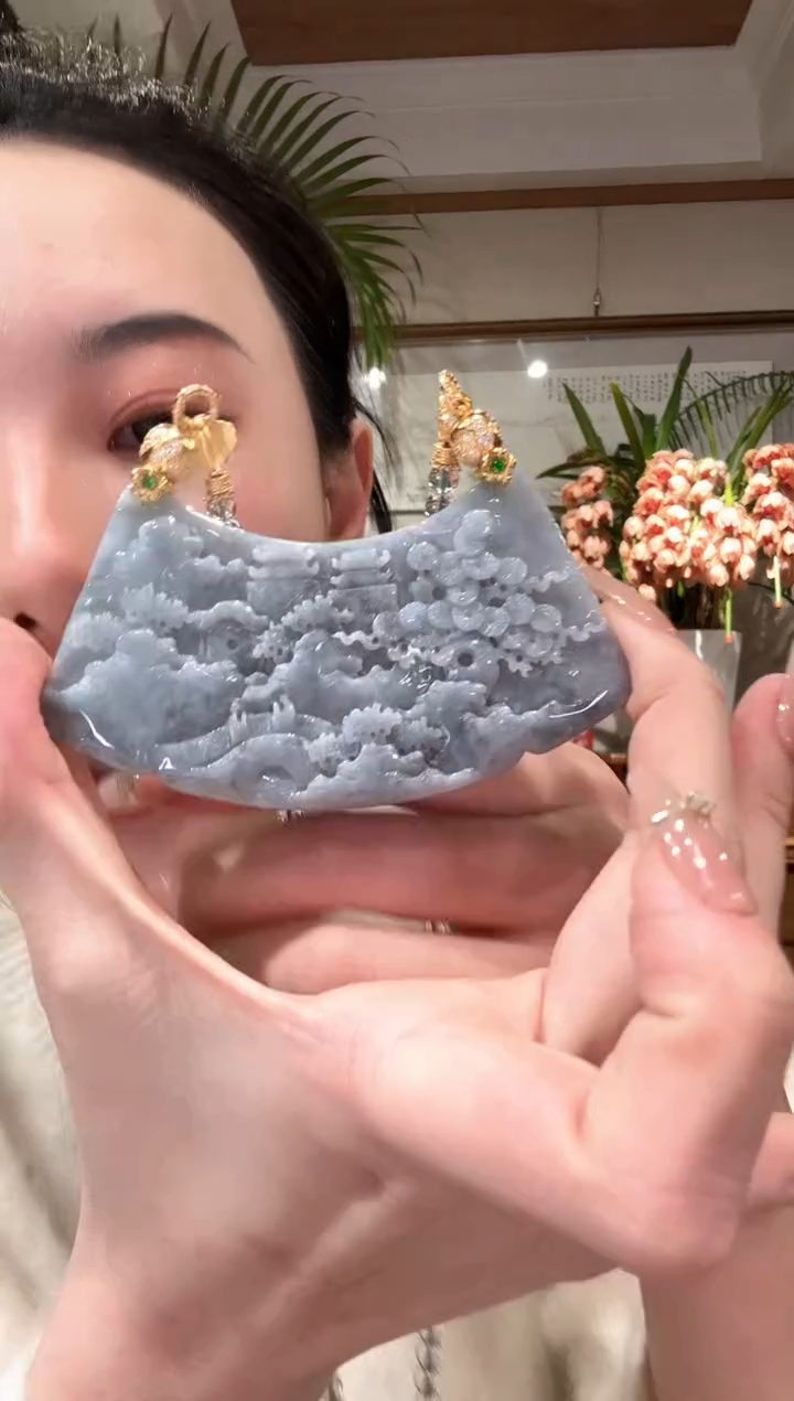 【闪购商品】翡翠颈饰未镶嵌国风