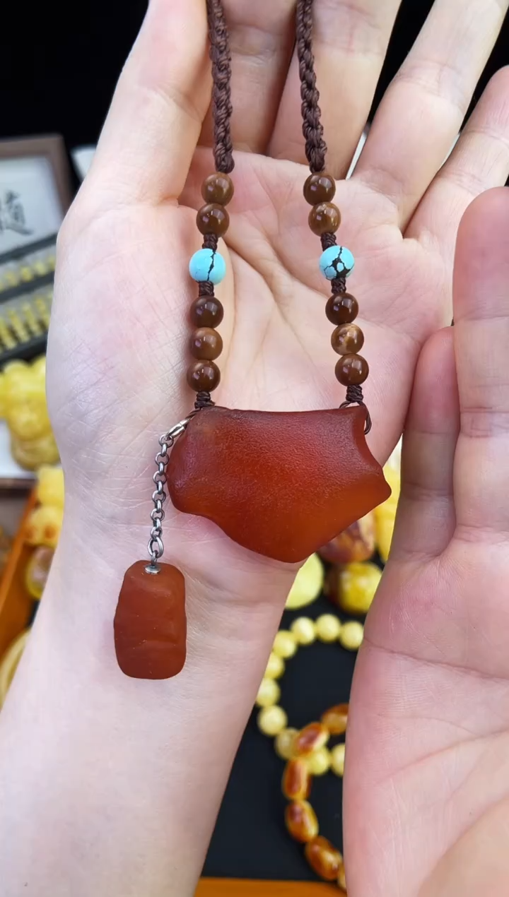 琥珀未镶嵌珠宝奇石柒月