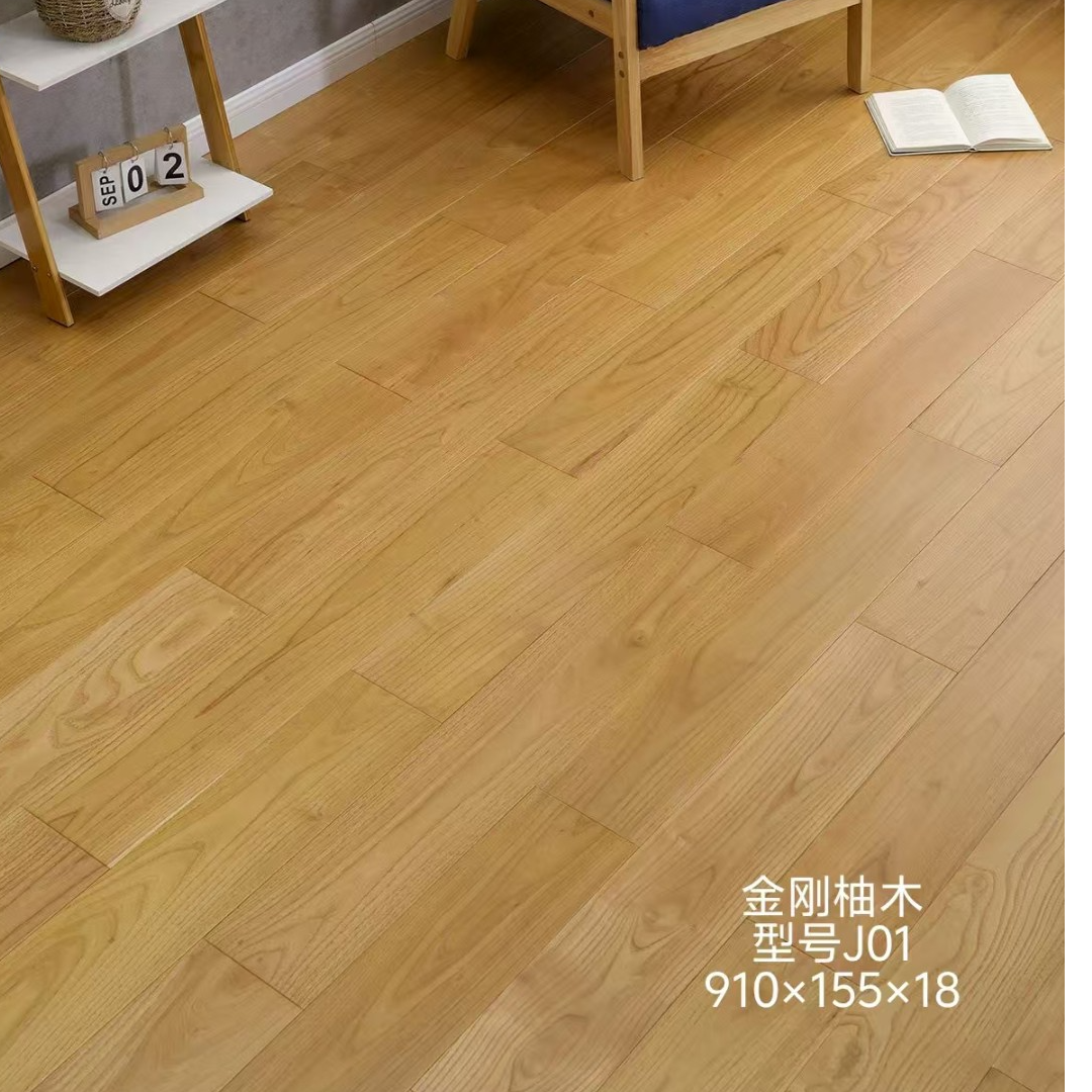 东南亚金刚柚木纯实木进口原木地板  厂家直销