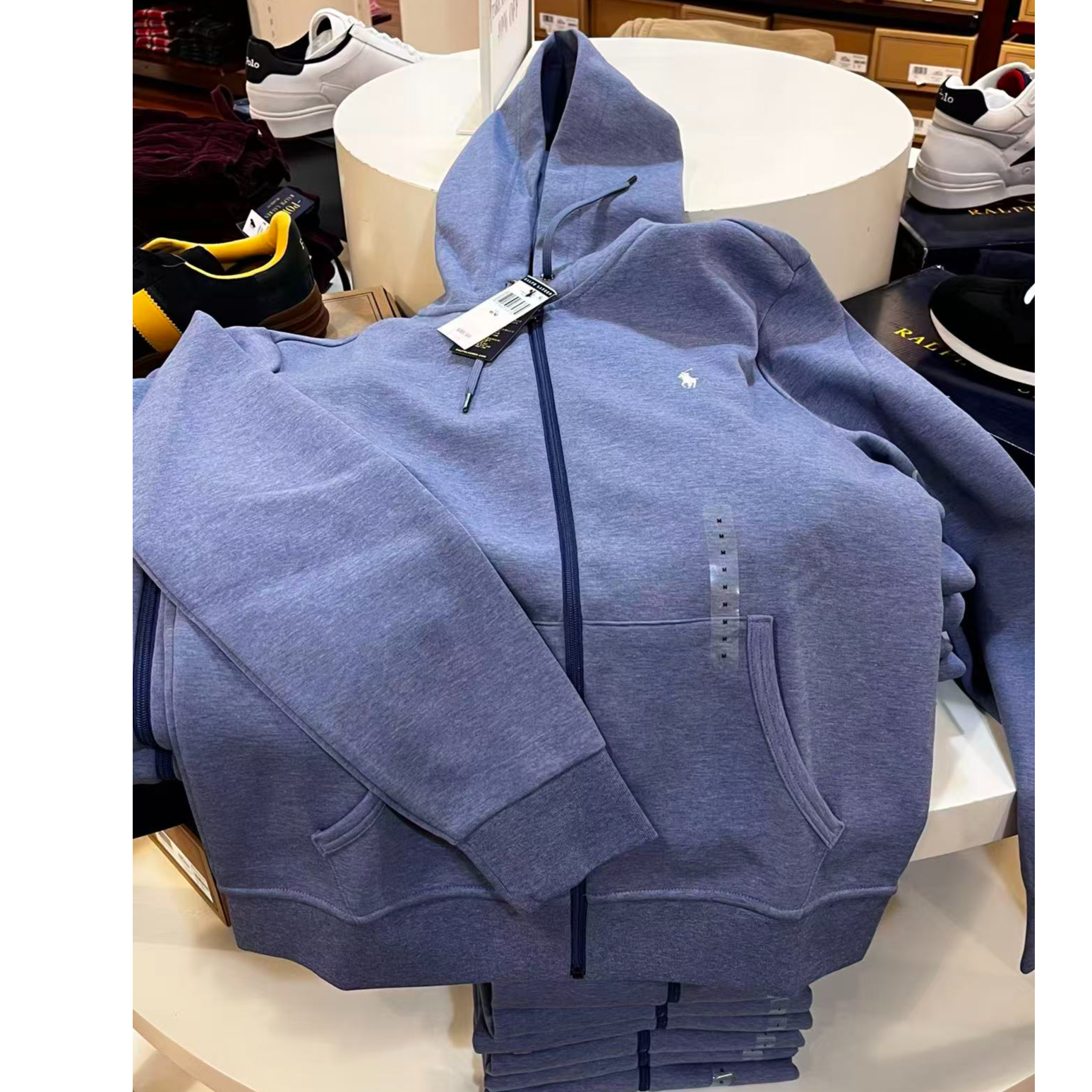 Ralph Lauren/拉夫劳伦男士棉质连帽外套710883329056